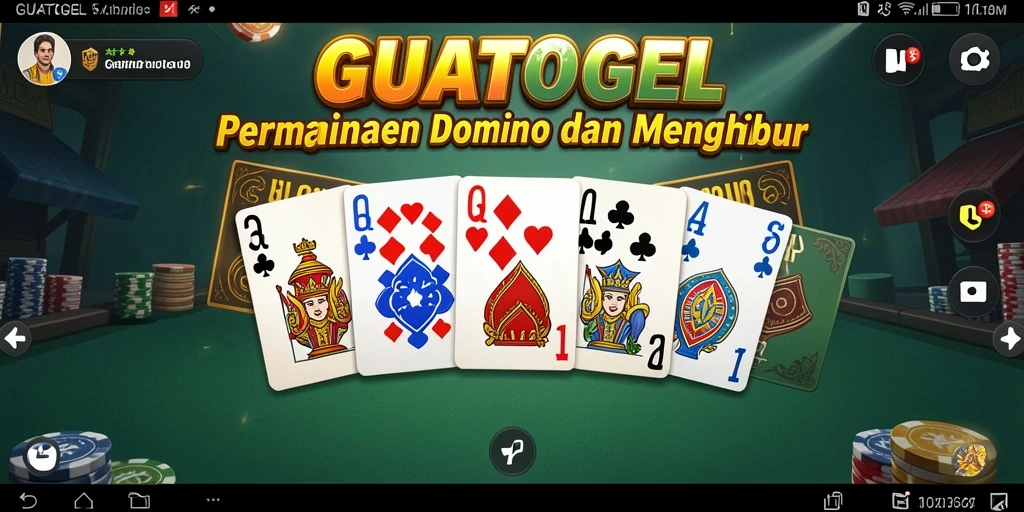 Screenshot menunjukkan interaksi pemain dalam permainan Domino yang seru.