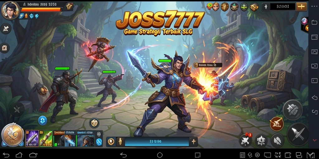 Tampilan antarmuka JOSS777 yang menarik saat bermain SLG.