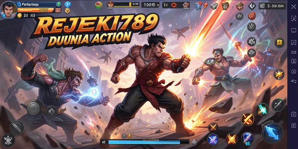 Tampilan aksi seru dari gameplay REJEKI789 yang penuh tantangan.