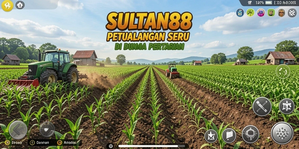 Tampilan gameplay SULTAN88 yang menawan saat mengelola ladang.