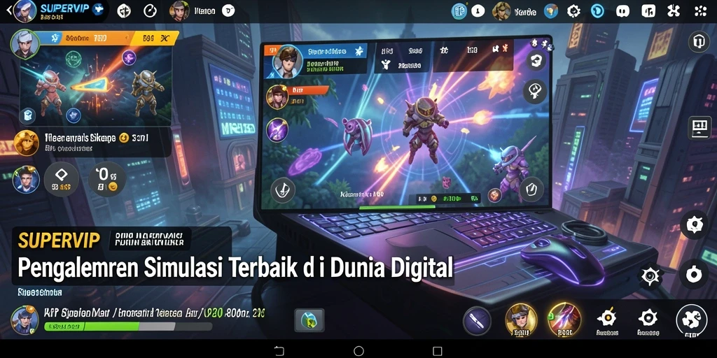 Tampilan gameplay menarik dari SUPERVIP dengan interaksi dinamis.