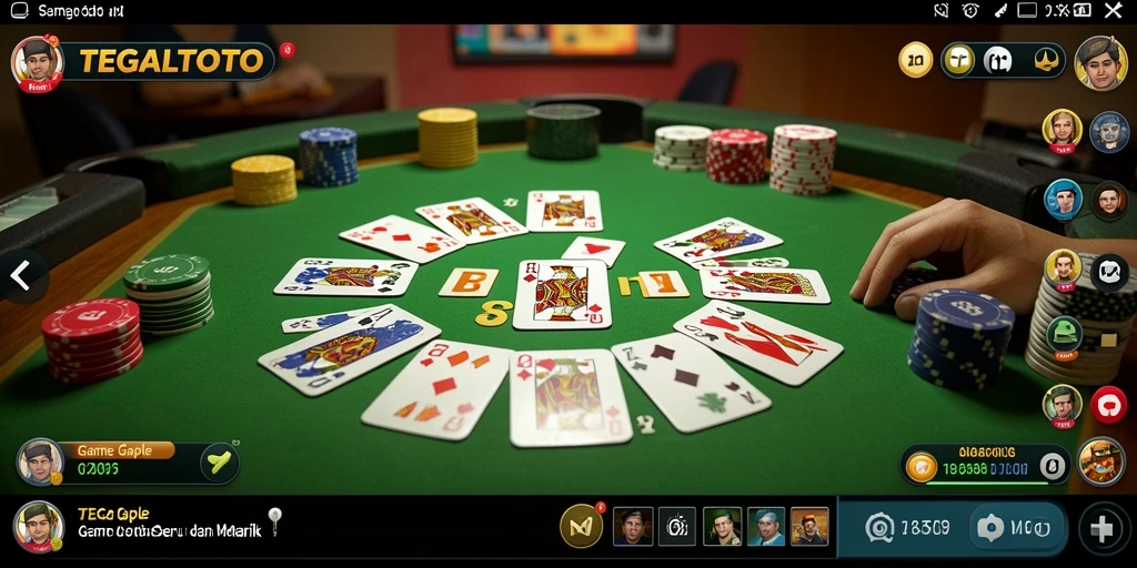 Gameplay TEGALTOTO menghadirkan keseruan Gaple.